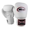 Twins Echte Leder Boxhandschuhe BGVL-3 Weiß 14oz