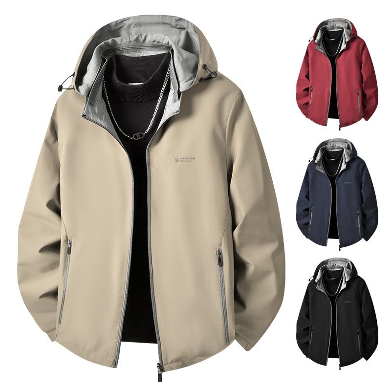 Chaqueta Nueva de Primavera 2025 para Hombre Casual Transpirable Cómoda Reversible