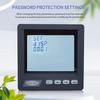 TOMZN 3 Phase 4 Wire System Multi-functional Meter Phase Voltage Line Voltage Current Active/Reactive Power PF RS485 Password