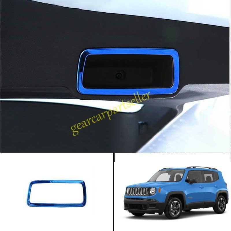 Для Jeep Renegade 15-2023 Синий Титан Рамка Ручки Замка Багажника Задней Двери Декоративная Накладка