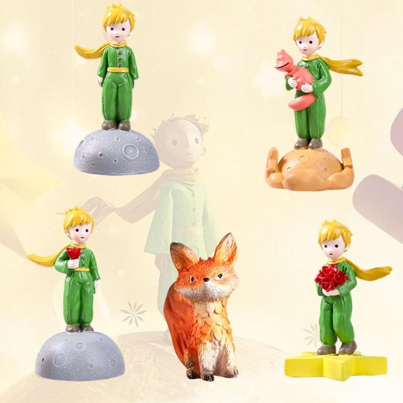 Creative New Little Prince Diy Resin Crafts Fox Cake Baking Eternal Flower Mini Ornaments