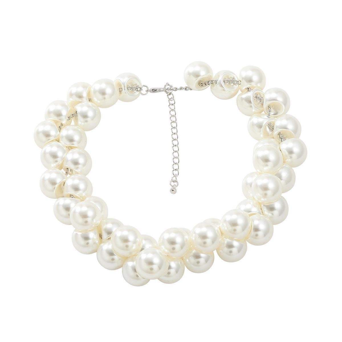 

Элегантное ожерелье из крупного жемчуга: Европейский и американский стиль для леди pearl diameter 1.7cm