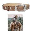Womens Leathers Belts for Jeans Dresses Fashion Rhinestones Buckle Ladies Belt Jeans Belt Students Waistband
