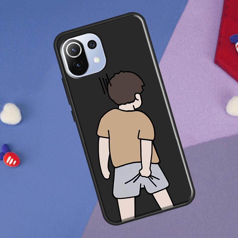 Cartoon Couple Love Boy Girl Cover For Xiaomi 13 14 Ultra 11T 12T 13T 14T Pro POCO X7 Pro X3 X5 F3 F5 F6 M6 X6 Pro Case