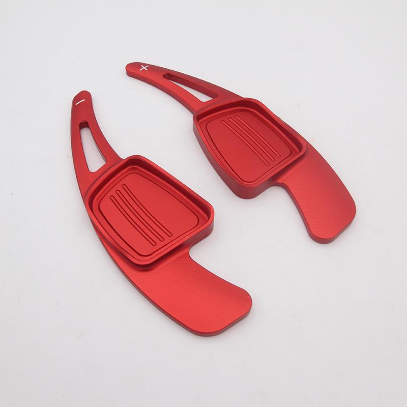 For  A3 S3 A5 S5 2017 A4 B9 Q7 2016-2017 TT TTS Shifter Paddle Shift Extension Steering Wheel Shift Paddle Shifter A-RED