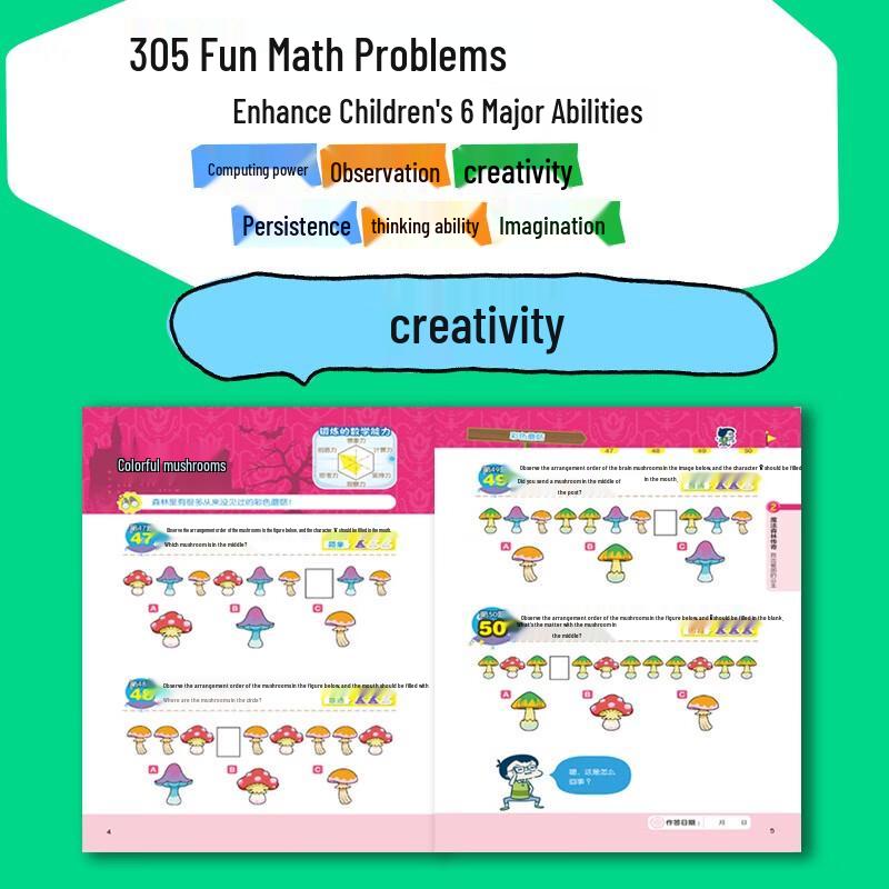 Fun Math Thinking Game Book
