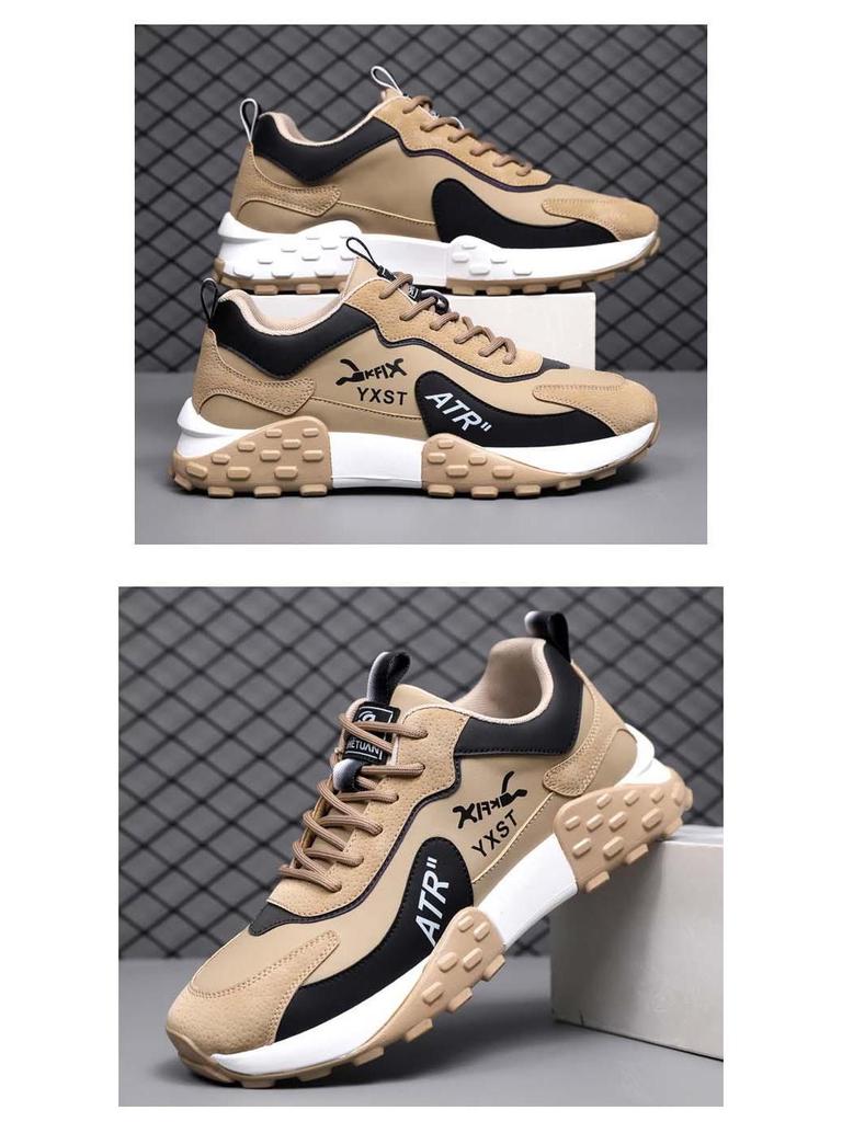 Herren Low-Top Schnür-Freizeitsneaker - Dicksohlig, Frühjahr/Herbst-Kollektion