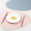 Double-Sided Pu Leather Placemat Teacup Coasters Waterproof And Oil-Proof Table Mats Western Restaurant Heat-Insulating Mats