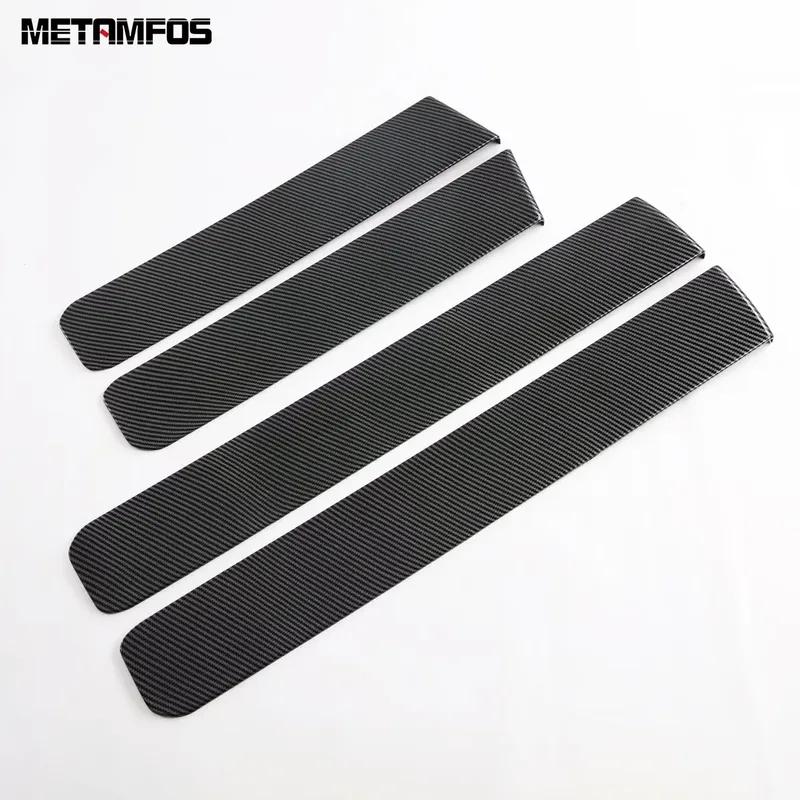Ide Door Armrest Panel Molding Trim Sticker For Hyundai Santa Fe 2024 2025 Carbon Fiber Interior Accessories Car Styling