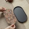Creative Chinese Tea Tray Retro Water absorption Serving Coffee Trays Gongfu Kung Fu Teacups Holder Household Teaware Tea Table
