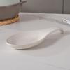 Porcelain Spoon Rest,Ceramic Utensils Holder for Stove Top,Kitchen Counter Cooking Tools Organizer, Spatula Ladle Tongs