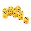 10Pcs Acrylic 6-sided Digital D6 Game Accessory
