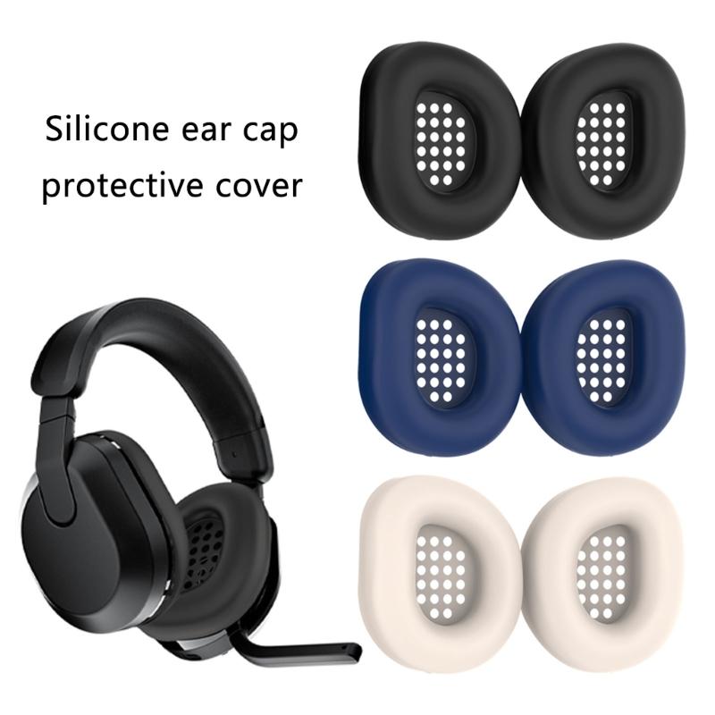 Silicone Ear Pad for Beach 600 Over Ear Headphones Protector Sweat-Proof and Washable Ear Cushions