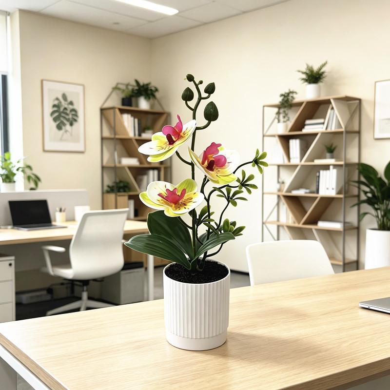 Butterfly Orchid Artificial Potted Plant For Home Decor And Event Arrangements