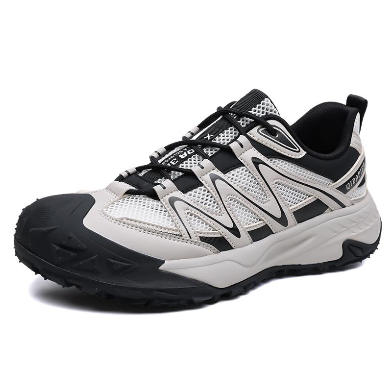 Men'S Comfortable Sports Shoes In Spring And Autumn Anti Slip And Wear-Resistant Hiking Shoes Mesh Breathable Hiking Shoes