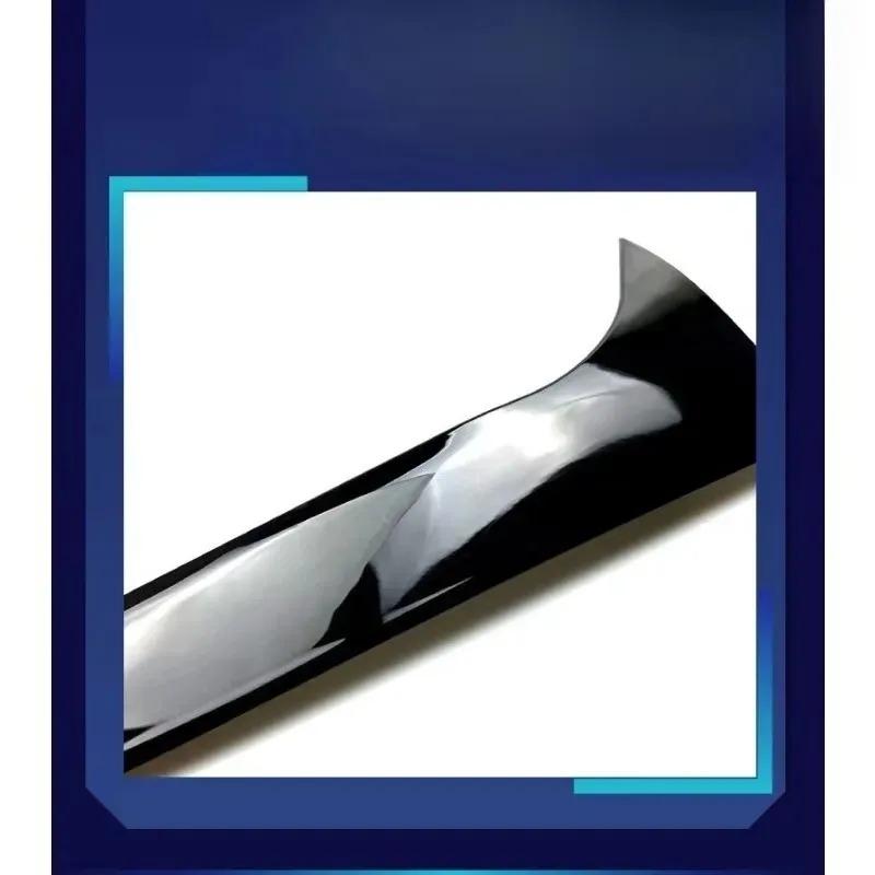 2009-2016 per A4 B8 Deflettore Piastra Flusso Ala Nero Lucido Spoiler Laterale Vetro Posteriore Auto Diffusore Baule