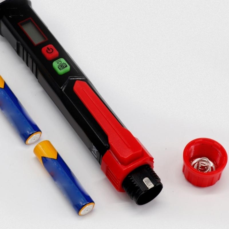 HT100P Non Contact 3 Phase Rotation Indicator AC Voltage Detector Pen Tester Right Left Normal Reverse Rotation Pencil