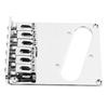 Metal Electric Guitar Bridge Silver 6 String Guitar Bridge  For Electric Guitar
