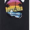 Women's Paris Tropical T Shirt Fitted Black/White 768075TPVM21569