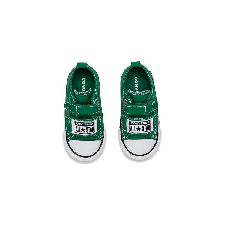 Converse Chuck Taylor All Star EasyOn Low TD Sketch - Green Baby Sneakers White Black A11527C