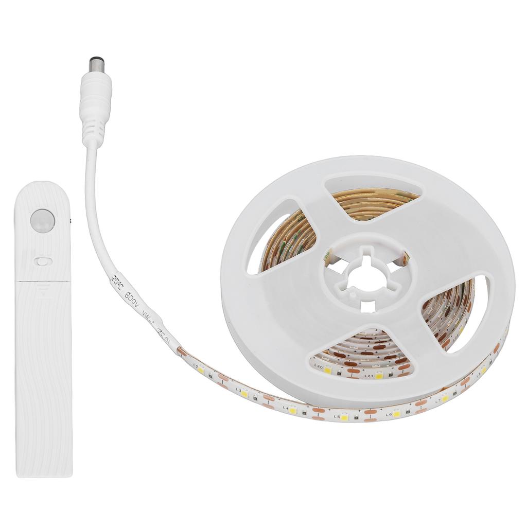 2.2yd Motion Sensor LED Strip Light 3 Brightness Automatic Turn On Motion Activated Bed Light