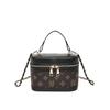 Foreign style leisure large capacity new texture fashion printed box chain portable shoulder crossbody small square bag