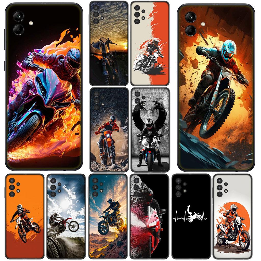 Mobile Moto Cross Motorcycle Sports for Motorola Moto G86 G57 G67 G54 G24 G15 Power G13 G14 G34 G35 G45 G53 G55 G64 G75 G72 Case