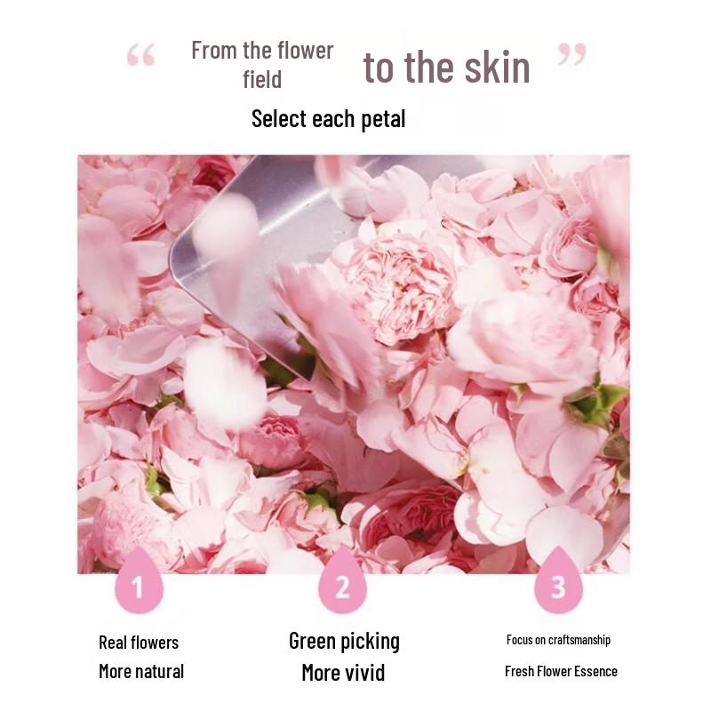 Kustie Rose Petal Shower Gel Travel Pack