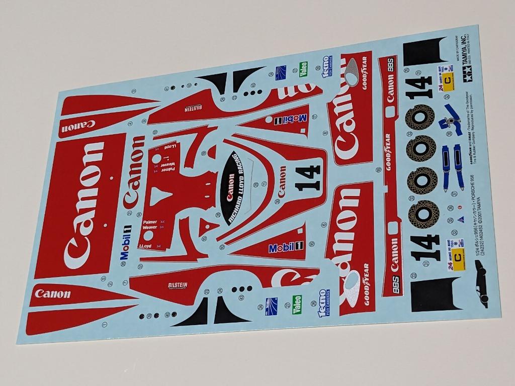 Tamiya Porsche 962c Decals Canon Repsol Shell Seals 1/24 - - Jägermeister