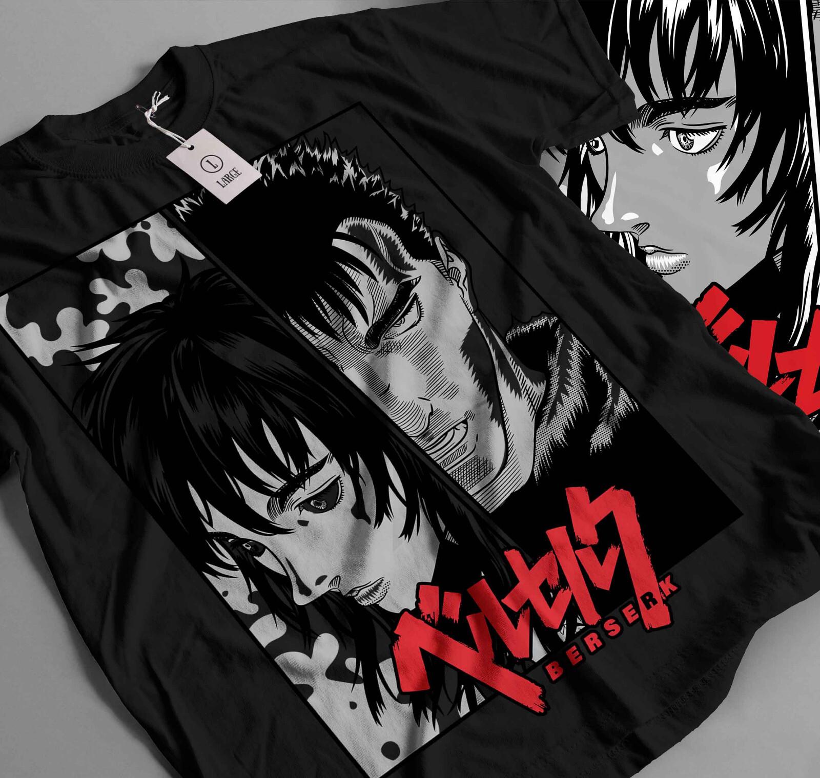 

Berserk T-Shirt Mens Womens Tees Top, Japanese Anime Shirt, Anime Manga Shirt, Trendy Shirt Anime 234 4XL