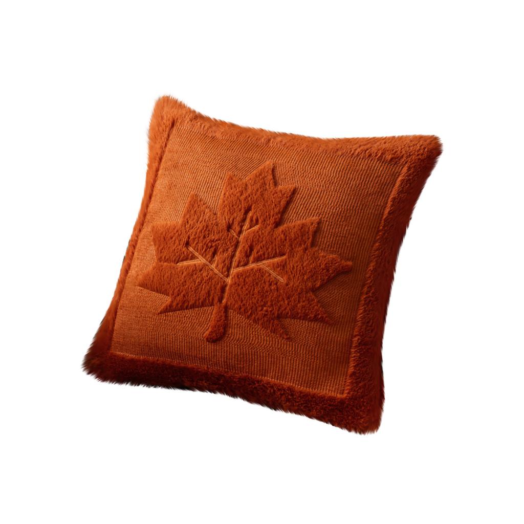 Maple Leaf Pillow Cover - Seasonal Decorative Pillowcase For Fall Home Decor