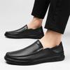 Fashion Wedding Party Male Dress Shoes Breath Driving Loafers Moccasins Genuine Leather Mens Slip On Footwear Lightweight Man Lazy Shoes