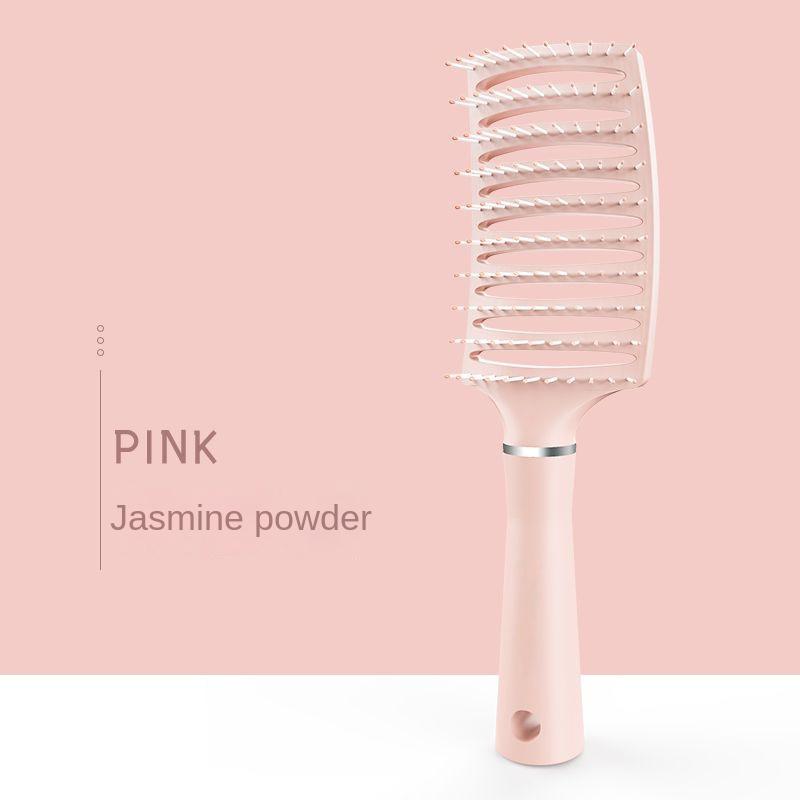 Haar Kopfhaut Massage Kamm Haarbürste Nylon Frauen Nass Trocken Lockiges Entwirren Haar Pinsel Salon Friseur Styling Werkzeug Dropship