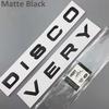 3D Letter Car Hood Bonnet Cover Emblem For Land Rover Range Rover Velar Sport Discovery 2 3 4 Defender Front Sticker bzcp8