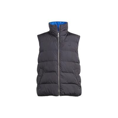 Damen Rever Vegan Weste Schwarz Damen Streetwear II8465