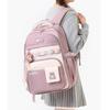 New Junior High School Girl’s Backpacks Simple High Value Large Capacity Book Bag Versatile College Style Lightweight School Bags for Teenager Student