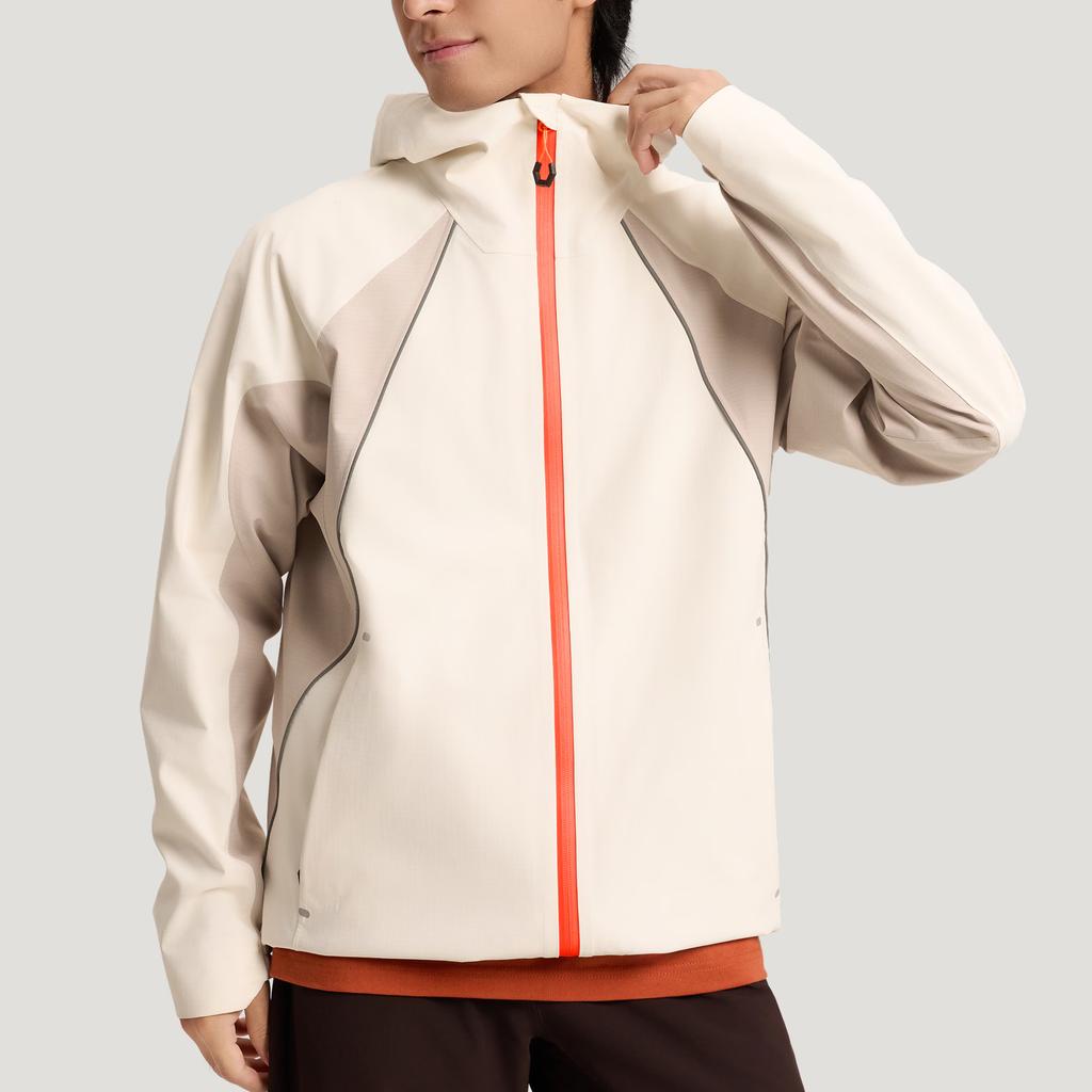 Adidas Terrex Xploric 2 Layer Jacket Outdoor Breathable Woven Sports Hooded FW25 Hiking Waterproof Windproof Durable Shell Jacket Men Jacket KR8390