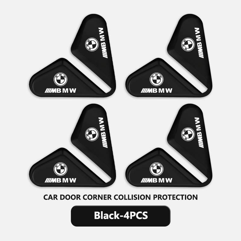 FA42/4pcs Car Door Corner Protective Anti-collision Guard Covers For BMW Performance M E87 E30 E46 E28 F35 G20 E93 F20 X3 X