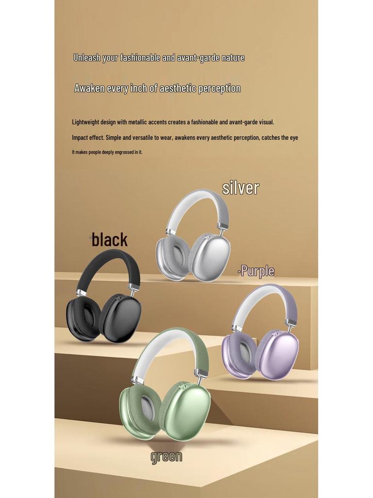 3D Stereo Wireless Gaming Headset: Bluetooth, Mobile-Compatible, Retractable, Multi-Color Options, Head-mounted
