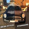 2Pcs Front Upper & Lower Grille Honeycomb Mesh Grille Cover Compatible With MINI One&COOPER R50 R52 R53 51137026202 51137133847
