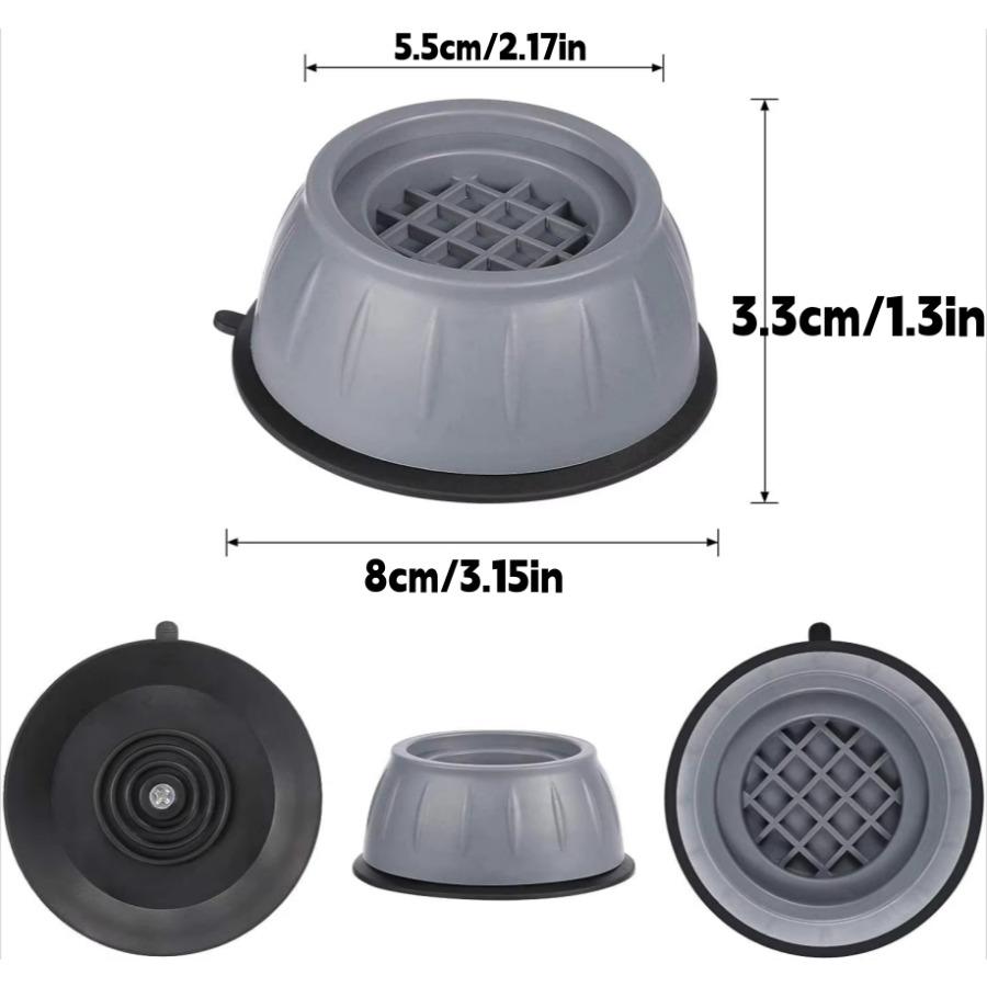 1/4/8/12pcs Silent Anti Vibration Feet Pad Universal Washing Machine Slipstop Skid Raiser Mat Refrigerator Support Dampers Stand