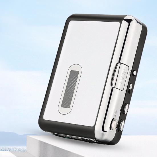 Cassette Player Portable Convert Cassette To MP3 White USB 2.0 Plug and Play Cassette Recorder for Computer