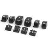 Motorcycle Part Chrome/Black Hand Switch Housing Caps Button Cover For Harley Touring Road King Electra Street Road Glide1996-13