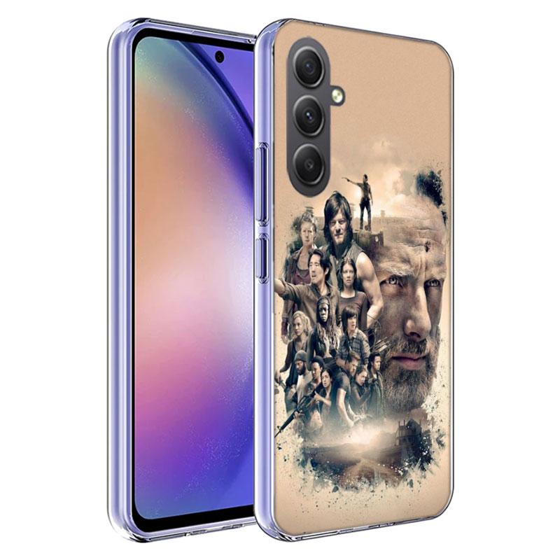 Horrible The Walking Dead Phone Case for Samsung A16 A26 A36 A56 A17 A37 A57 A07 A06 A02S A03 A04S A05S Galaxy Note 20 10 A50S A