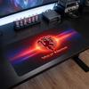 Tappetino per Mouse Grande Personalizzato Manchester United, Stampa Testo Nome Personalizzato, Tappetino da Scrivania Antiscivolo con Logo Calcio, Regalo per Gamer