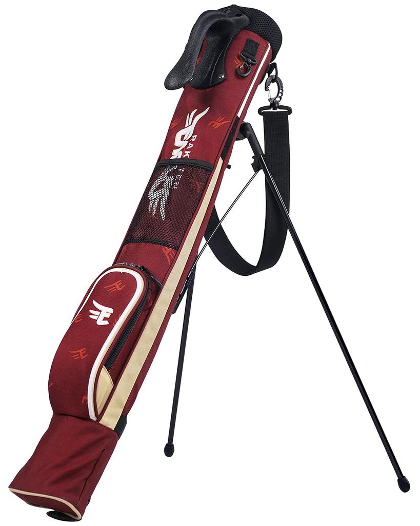 Lezax Club Case Tohoku Rakuten Golden Eagles Round Stand Bag Red RECC-1459