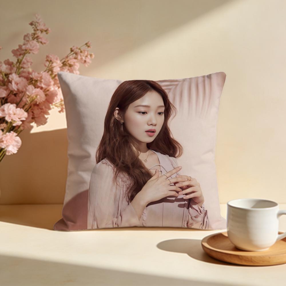 Trendy LLee SungKyunged Cushion Cover Stylish Washable Pillow Cover Ideal for Couch Bedroom Car Decoration