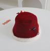Children's Winter Fisherman Hat: Festive Plush Bucket for New Year and Christmas