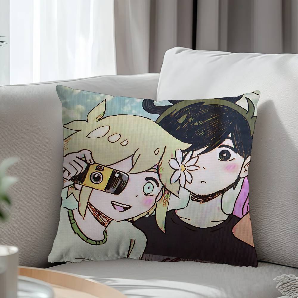 Game Aubrey Omori Decorative Room Aesthetics Pillow Case Home Decor Bedroom Sofa Bed Couch Pillow Cover 45X45