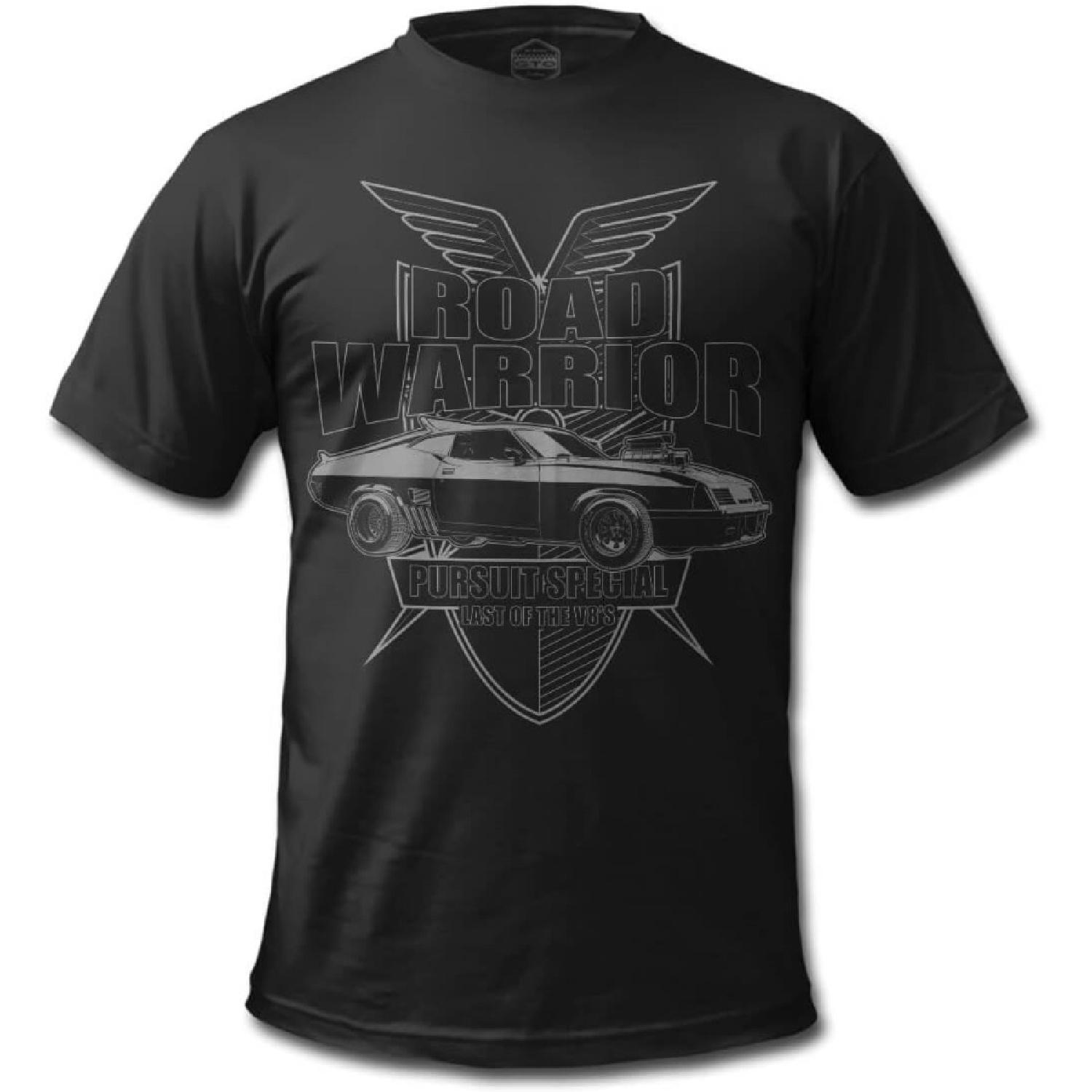 GTO Clothing Men s Mad Max Roadwarrior Grey Movie T-Shirt S